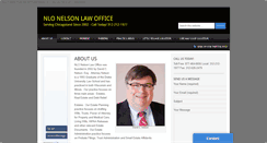 Desktop Screenshot of nelsonlawoffice.com